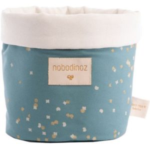 achetez Panier de toilette Panda Gold Confetti vert (15 x 19 cm) Nobodinoz au meilleur prix en promo