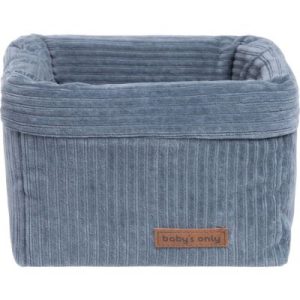 achetez Panier de toilette Sense vintage blue (18 x 18 cm) Baby's Only au meilleur prix en promo