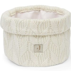 achetez Panier de toilette Spring Knit Ivory (14 x 18 cm) Jollein au meilleur prix en promo