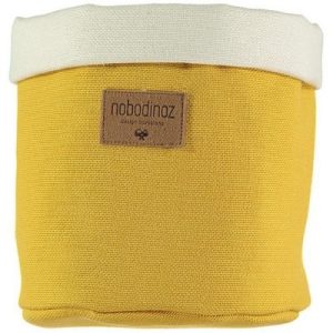 achetez Panier de toilette Tango Farniente yellow (16 x 19 cm) Nobodinoz au meilleur prix en promo
