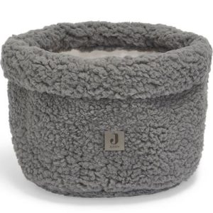 achetez Panier de toilette Teddy Storm Grey (14 x 18 cm) Jollein au meilleur prix en promo