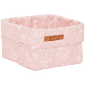 achetez Panier de toilette Wild Flowers pink (15 x 15 cm) Little Dutch au meilleur prix en promo