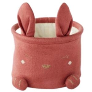 achetez Panier de toilette rose Lina & Joy (16 x 22 cm) Noukie's au meilleur prix en promo