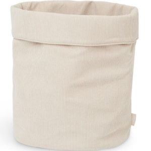 achetez Panier de toilette velours côtelé Nougat (29 x 33 cm) Jollein au meilleur prix en promo