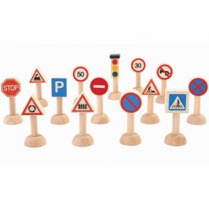 achetez Panneaux de signalisation (14 pièces) Plan Toys au meilleur prix en promo