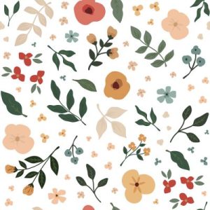achetez Papier peint Floral Silhouettes (50 cm x 10 m) Lilipinso au meilleur prix en promo