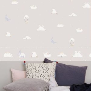achetez Papier peint intissé Bonne nuit (10 m) Mimi'lou au meilleur prix en promo