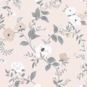 achetez Papier peint intissé Symphonie des roses Grace (10 m) Lilipinso au meilleur prix en promo