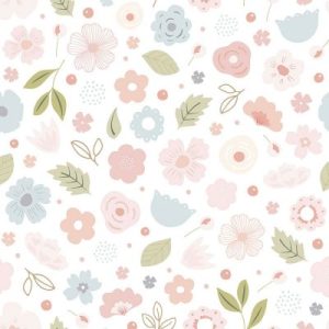 achetez Papier peint motif fleurs (10 m) Lilipinso au meilleur prix en promo