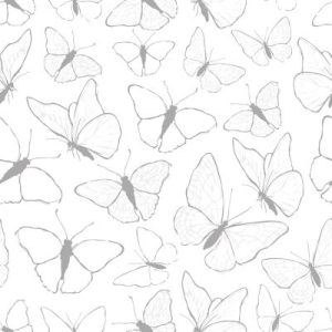 achetez Papier peint papillon Butterflies Blue (50 cm x 10 m) Lilipinso au meilleur prix en promo