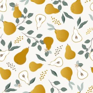 achetez Papier peint poires Pretty Pears (50 cm x 10 m) Lilipinso au meilleur prix en promo