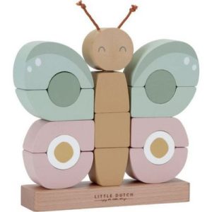 achetez Papillon en bois à empiler Little Dutch au meilleur prix en promo