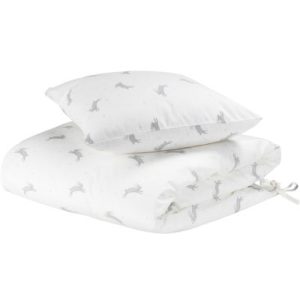 achetez Parure de lit en coton bio Belleville (100 x 140 cm) Maison Charlotte au meilleur prix en promo