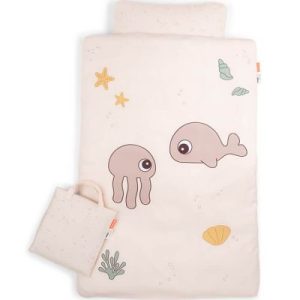 achetez Parure de lit en coton bio Jelly & Wally Rose (100 x 140 cm) Done by Deer au meilleur prix en promo
