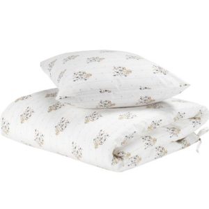 achetez Parure de lit en coton bio Madeleine multi (100 x 140 cm) Maison Charlotte au meilleur prix en promo