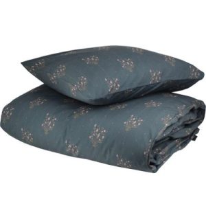 achetez Parure de lit en coton bio Madeleine prestige blue (100 x 140 cm) Maison Charlotte au meilleur prix en promo