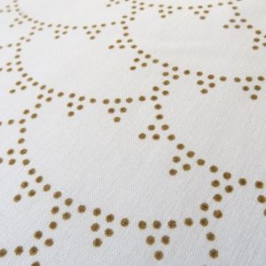 achetez Parure de lit en coton bio Rivoli gold (100 x 140 cm) Maison Charlotte au meilleur prix en promo