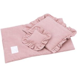 achetez Parure de lit pour poupée rose blush (42 x 28 cm) Cotton&Sweets au meilleur prix en promo