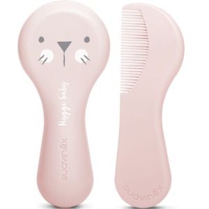 achetez Peigne et brosse Hygge Baby lapin rose Suavinex au meilleur prix en promo