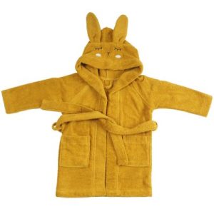 achetez Peignoir de bain Lapin moutarde (3-4 ans) Kikadu au meilleur prix en promo
