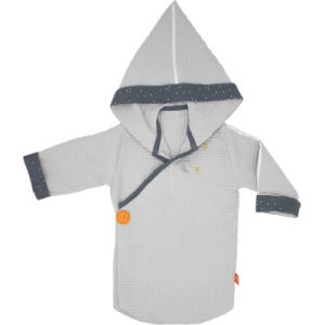 achetez Peignoir kimono en nid d'abeille Gris (2-4 ans) L'oiseau bateau au meilleur prix en promo