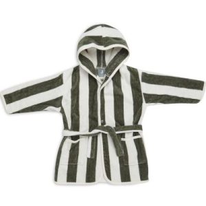 achetez Peignoir rayé vert Leaf Green (1-2 ans) Jollein au meilleur prix en promo