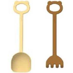 achetez Pelle et râteau de plage Hilda Jojoba golden caramel mix Liewood au meilleur prix en promo