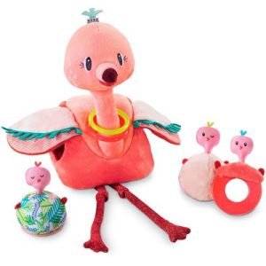 achetez Peluche Anaïs le flamant rose et ses bébés Lilliputiens au meilleur prix en promo