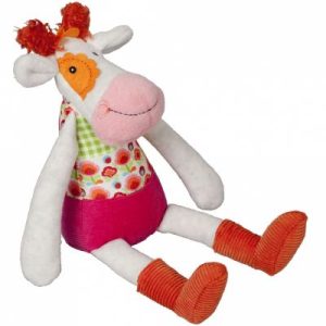 achetez Peluche Anémone la vache La Happy Farm (25 cm) Ebulobo au meilleur prix en promo
