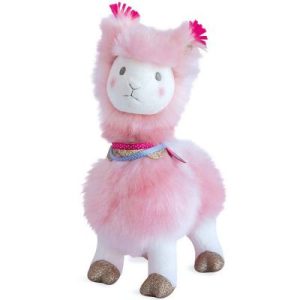 achetez Peluche Lama rose Girls & Glitter (30 cm) Histoire d'Ours au meilleur prix en promo