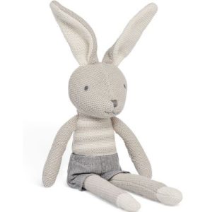 achetez Peluche Lapin Joey gris (50 cm) Jollein au meilleur prix en promo