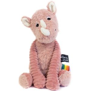 achetez Peluche Les Ptipotos Grobisou le rhinocéros (26 cm) Les Déglingos au meilleur prix en promo