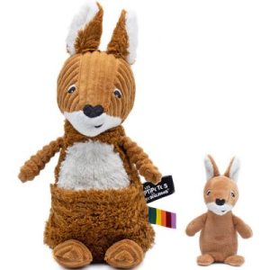 achetez Peluche Les Ptipotos Kangourou cassonade (33 cm) Les Déglingos au meilleur prix en promo