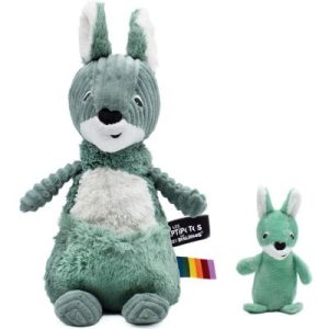 achetez Peluche Les Ptipotos Kangourou vert (33 cm) Les Déglingos au meilleur prix en promo