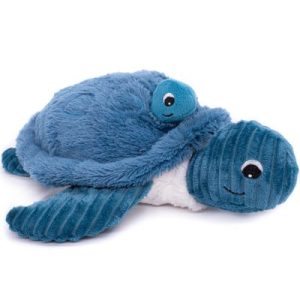 achetez Peluche Les Ptipotos Sauvenou maman et bébé tortue bleu (29 cm) Les Déglingos au meilleur prix en promo
