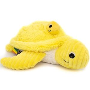 achetez Peluche Les Ptipotos Sauvenou maman et bébé tortue jaune (29 cm) Les Déglingos au meilleur prix en promo