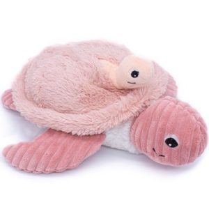 achetez Peluche Les Ptipotos Sauvenou maman et bébé tortue rose (29 cm) Les Déglingos au meilleur prix en promo