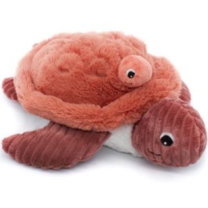 achetez Peluche Les Ptipotos Sauvenou maman et bébé tortue terracotta (29 cm) Les Déglingos au meilleur prix en promo