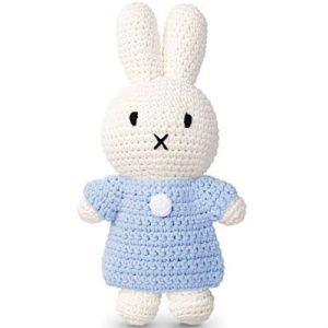 achetez Peluche Miffy bleu pastel (25 cm) Just Dutch au meilleur prix en promo