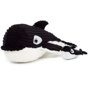 achetez Peluche Morfalou l'orque maman et bébé Les Ptipotos noir Les Déglingos au meilleur prix en promo