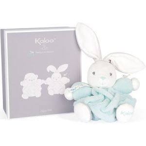achetez Peluche Plume patapouf lapinou vert d'eau (16 cm) Kaloo au meilleur prix en promo