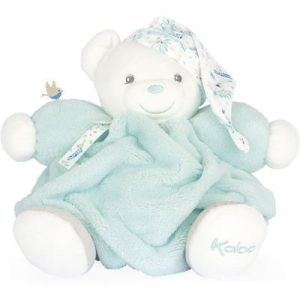 achetez Peluche Plume patapouf ourson vert d'eau (20 cm) Kaloo au meilleur prix en promo