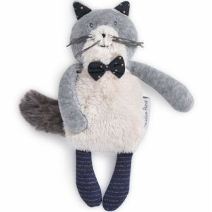 achetez Peluche chat Fernand Les Moustaches (19 cm) Moulin Roty au meilleur prix en promo