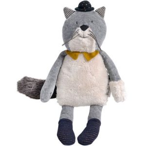 achetez Peluche chat Fernand Les Moustaches (31 cm) Moulin Roty au meilleur prix en promo