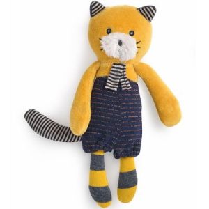 achetez Peluche chat Lulu Les Moustaches (18 cm) Moulin Roty au meilleur prix en promo