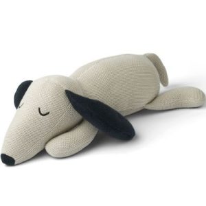 achetez Peluche chien Daniel Sandy Midnight navy mix Liewood au meilleur prix en promo
