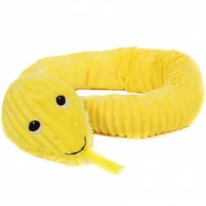 achetez Peluche géante Les Ptipotos Sermoilcou le serpent jaune (76 cm) Les Déglingos au meilleur prix en promo