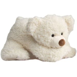 achetez Peluche géante Pat'ours blanc (65 cm) Histoire d'Ours au meilleur prix en promo
