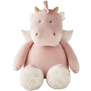 achetez Peluche géante dragonne Lina & Joy (90 cm) Noukie's au meilleur prix en promo