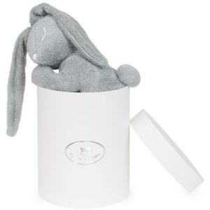 achetez Peluche géante lapin Bubi en bambou gris clair (65 cm) Cotton&Sweets au meilleur prix en promo